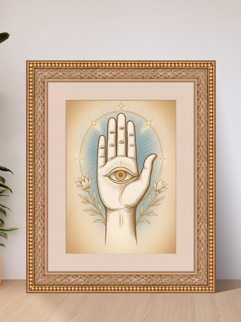 La Mano Sagrada del Ojo Protector - Arte Místico para la Paz Interior y la Protección Energética product image (3)