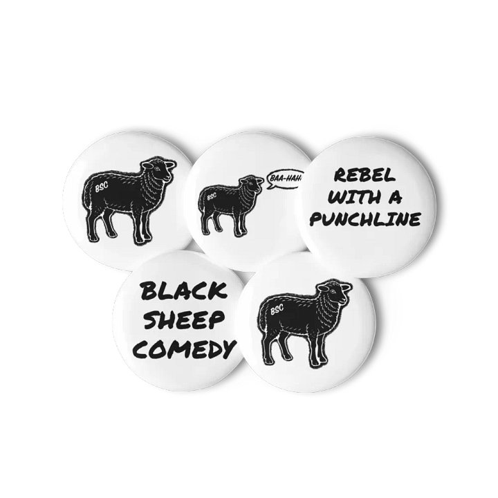 BSC Black Sheep Pin Button Set product image (3)