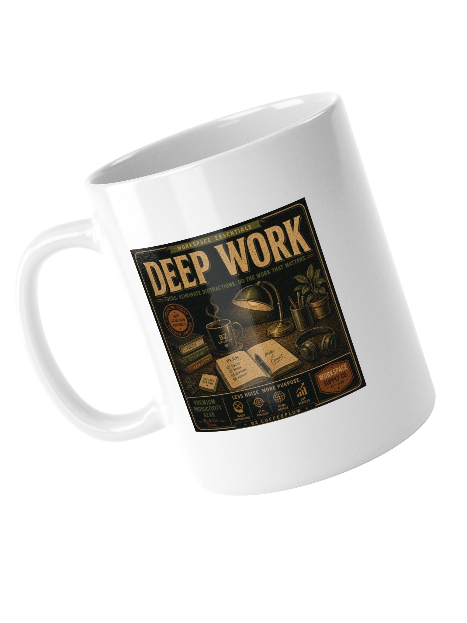 Deep Work – Focus & Productivity Metal Mug product image (14)
