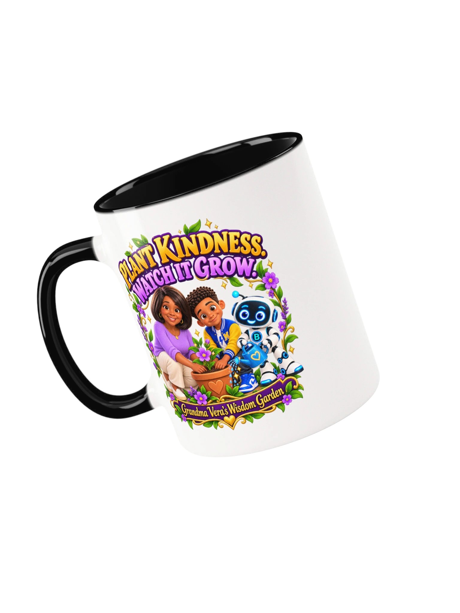 Plant Kindness, Watch It Grow Coffee Mug | Grandma Vera’s Wisdom Garden product image (41)