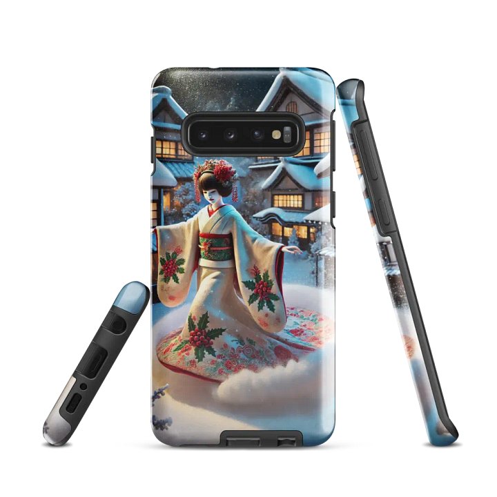 Snow Geisha Samsung Tough Case – Winter Serenity product image (1)