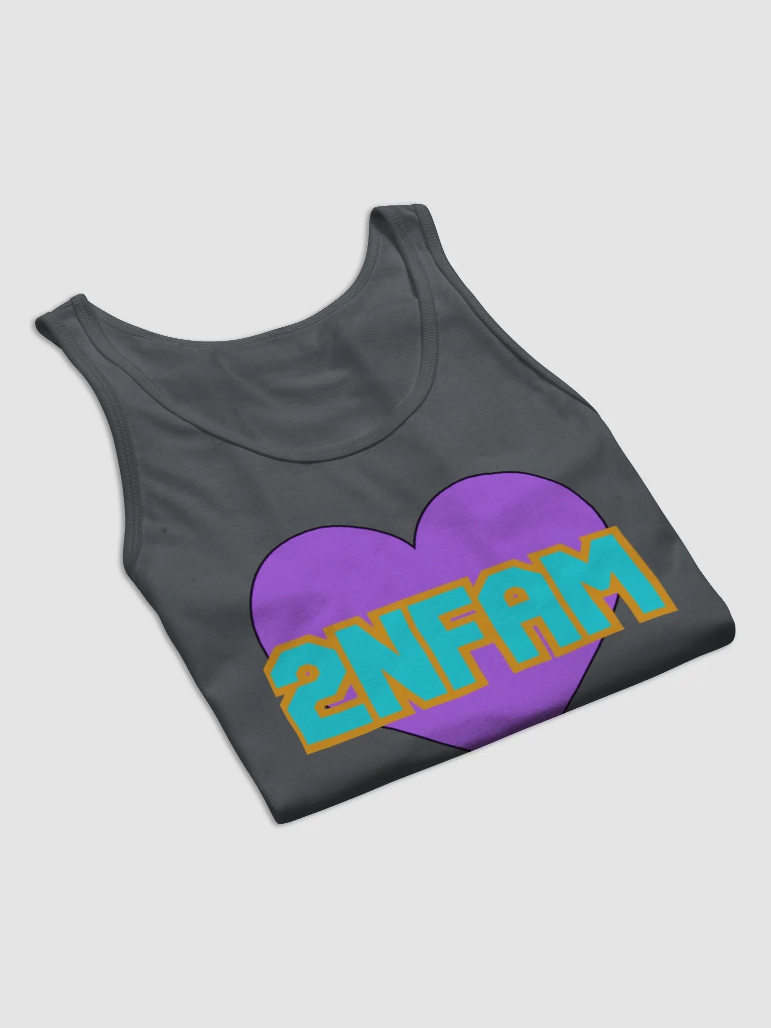 2NFAM Heart Tank Top - Unisex product image (8)