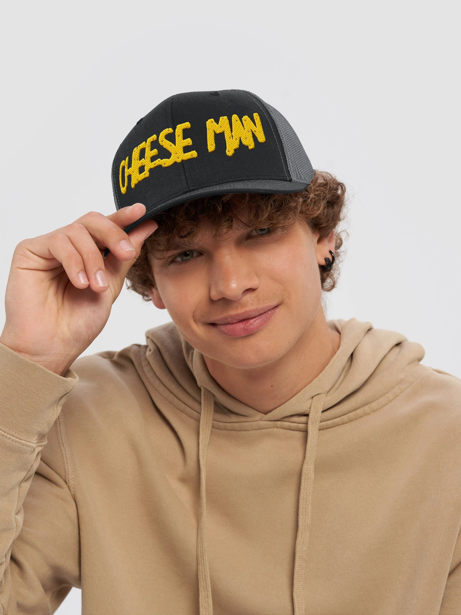 Cheese Man Trucker Hat product image (6)