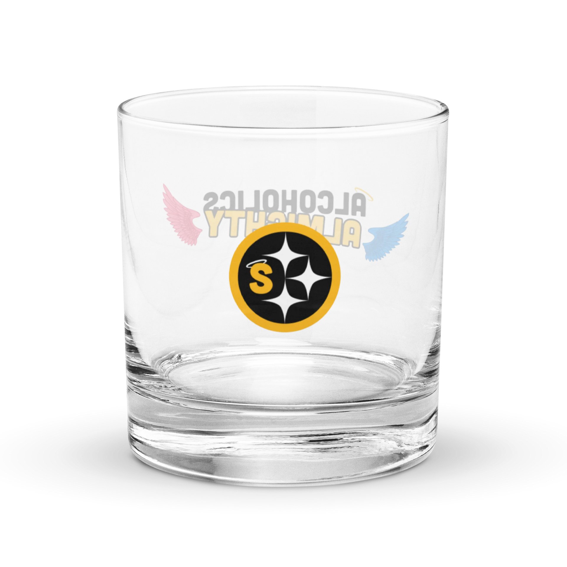 "Spirited" Wings Rocks Glass product image (2)
