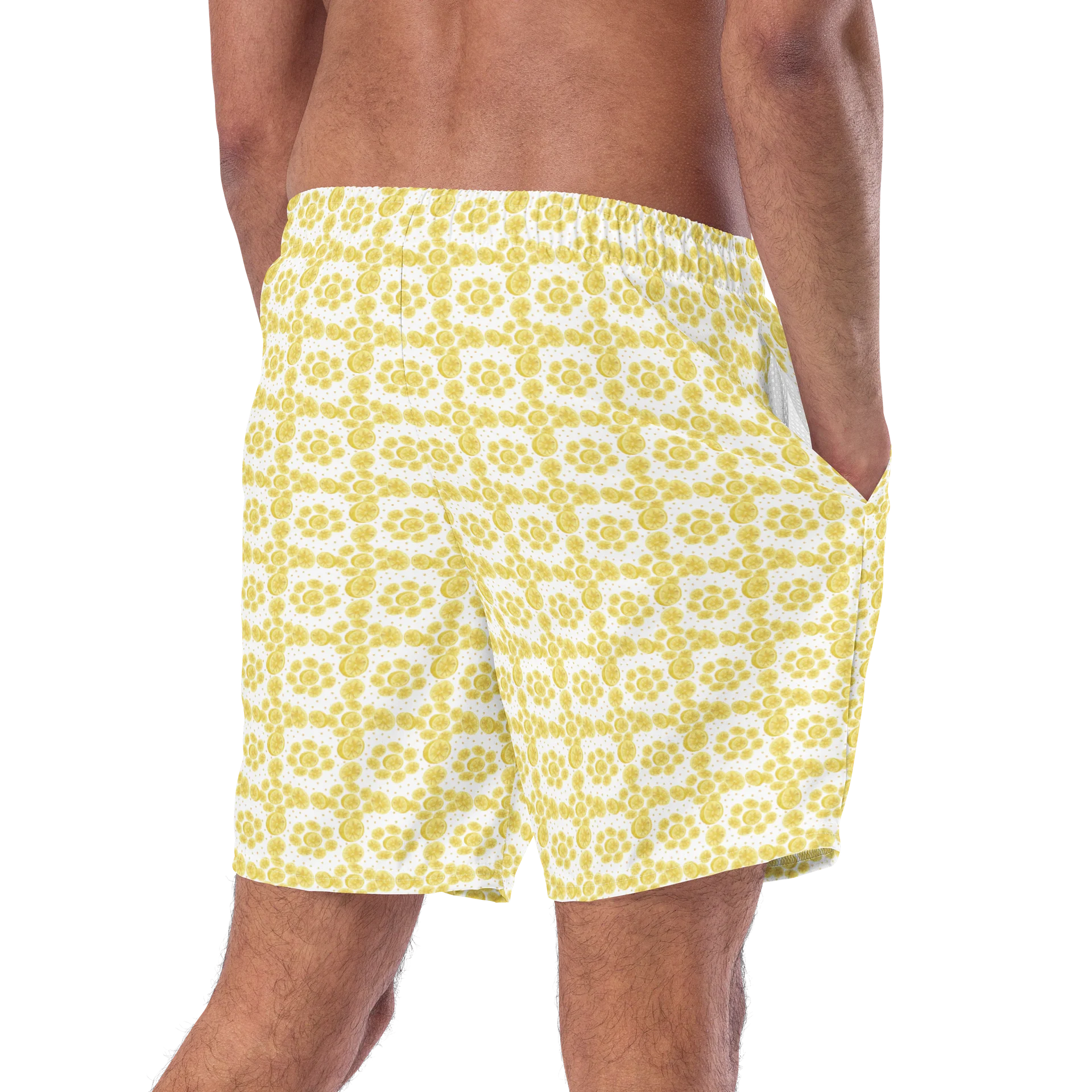 Citron Circle – Classic Men's Swim Trunks product image (10)