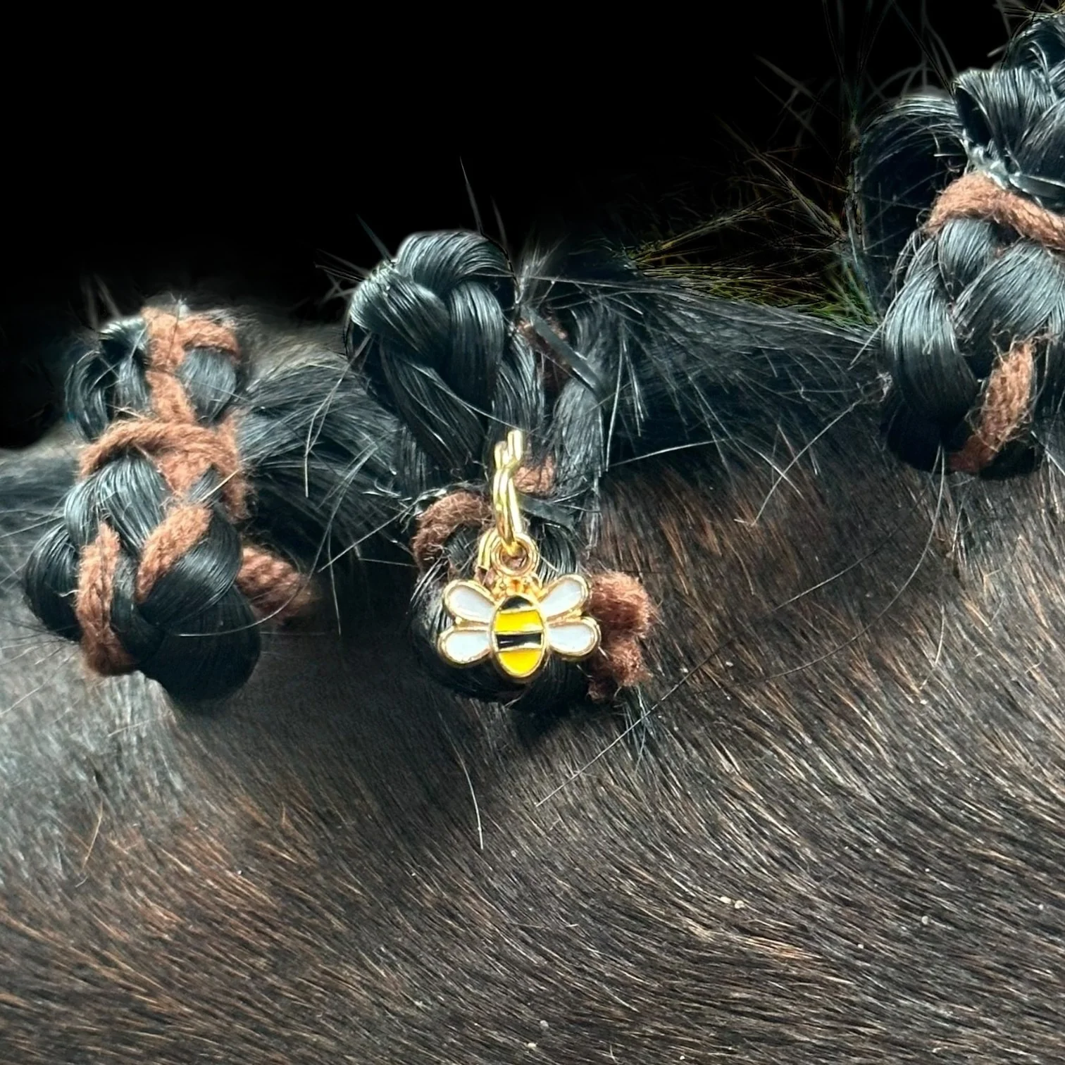 Bee Whinny Winners Braid and Bridle Charms for Horses | Little Shop of Ponies product image (2)