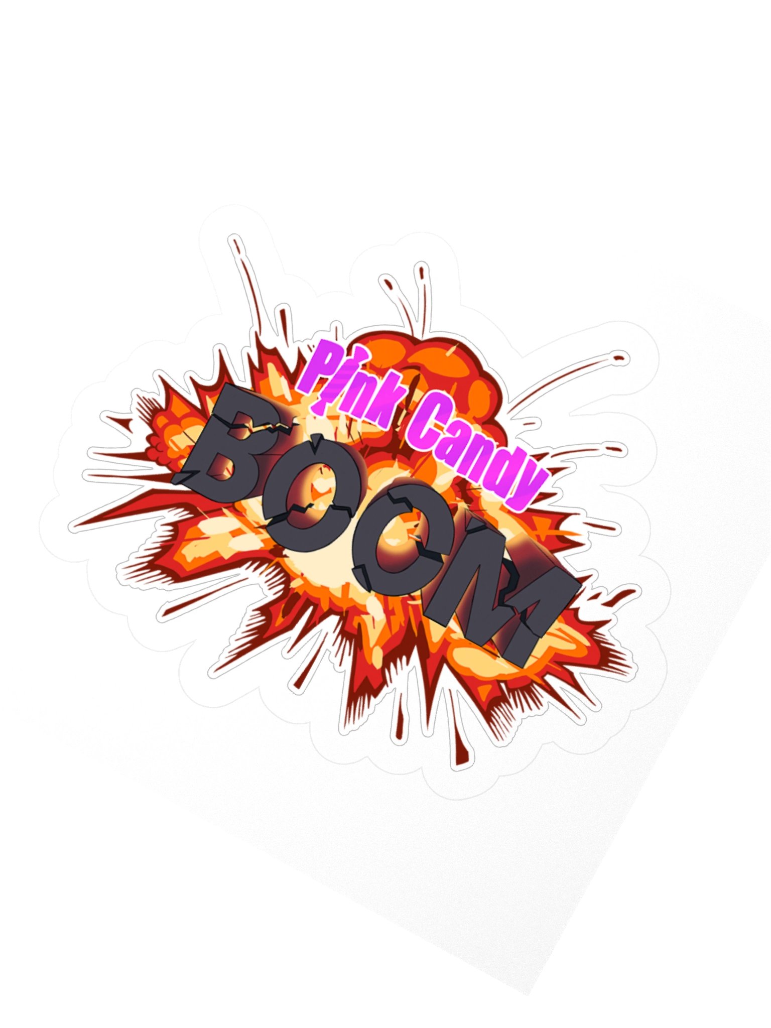 Pink Candy BOOM Sticker product image (5)