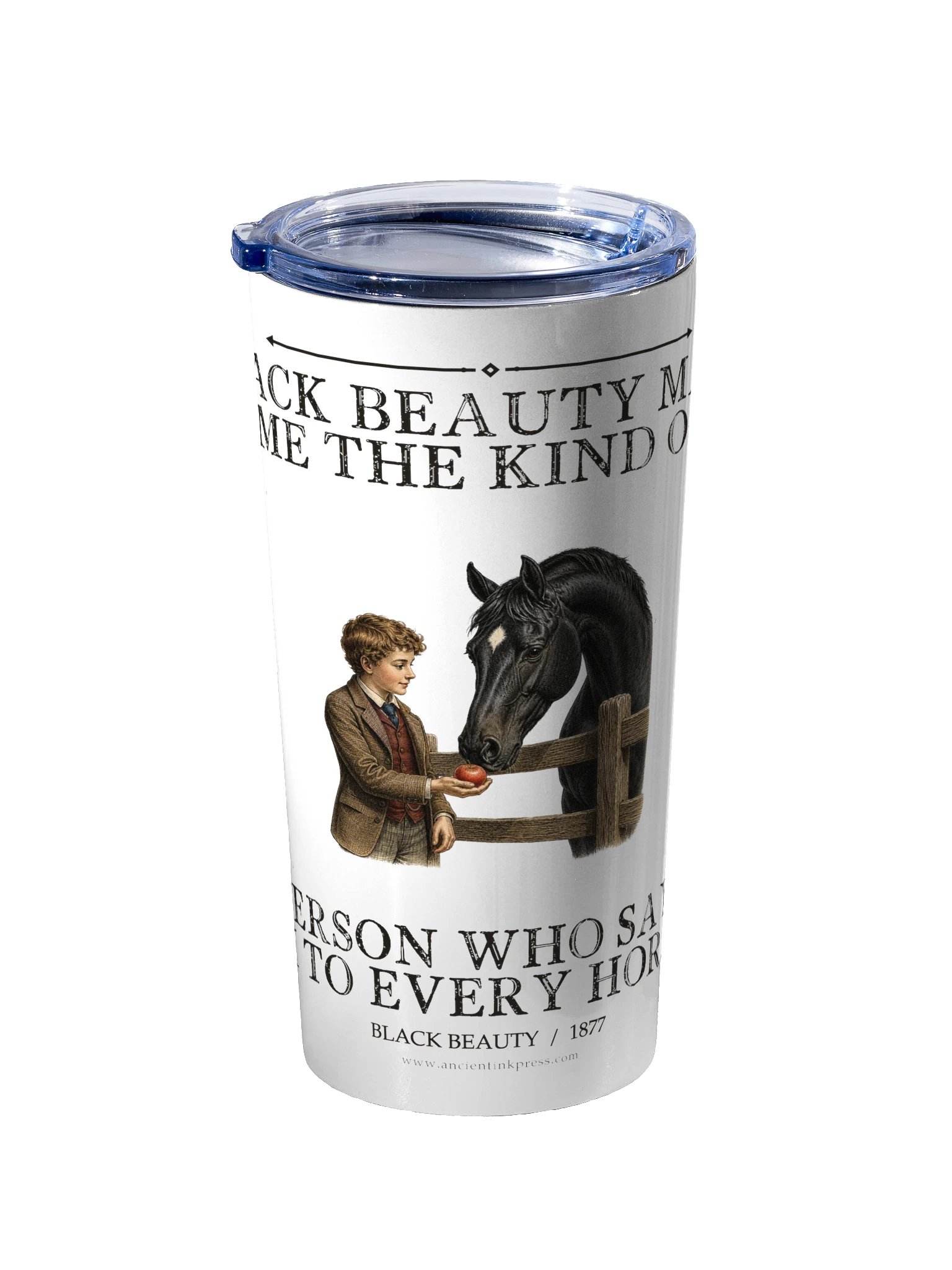 Black Beauty Made Me Kind Person Who -- Black Beauty 20oz Tumbler product image (2)