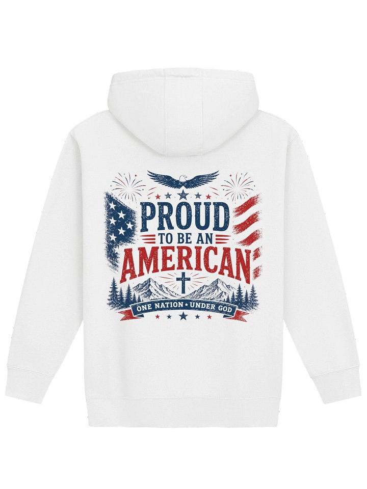 One Nation Under God Hoodie product image (2)