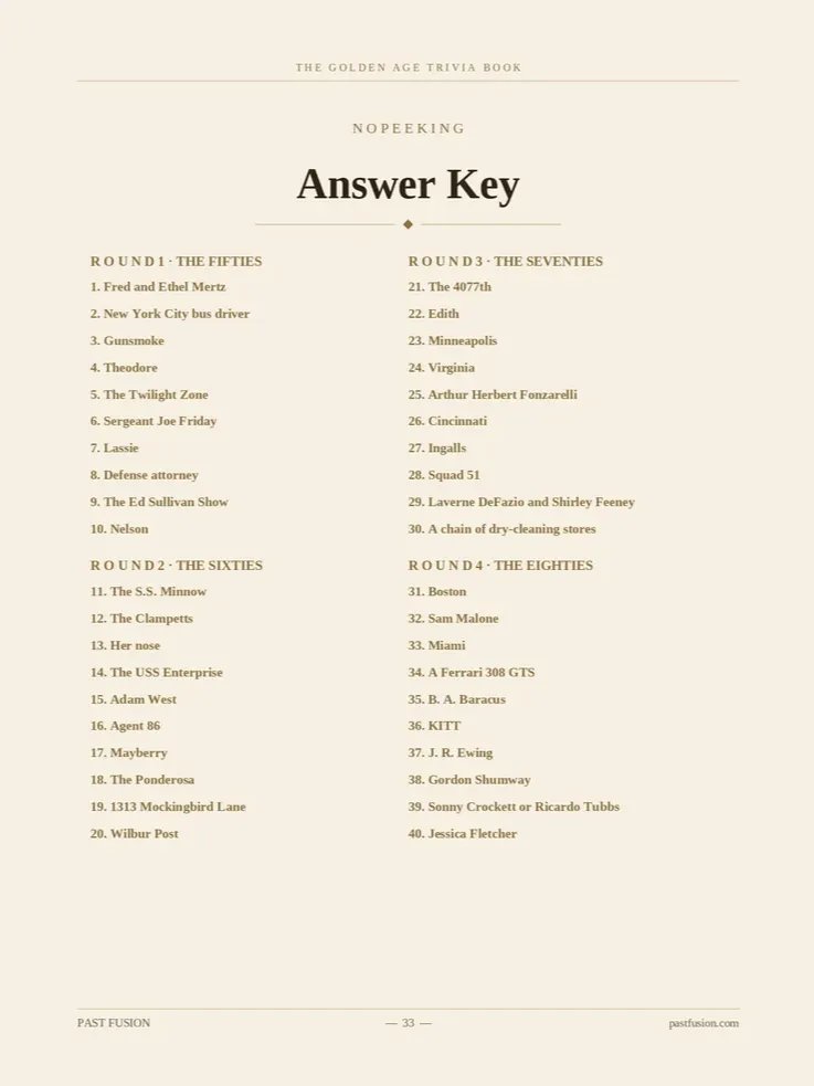 The Golden Age Trivia Book product image (4)