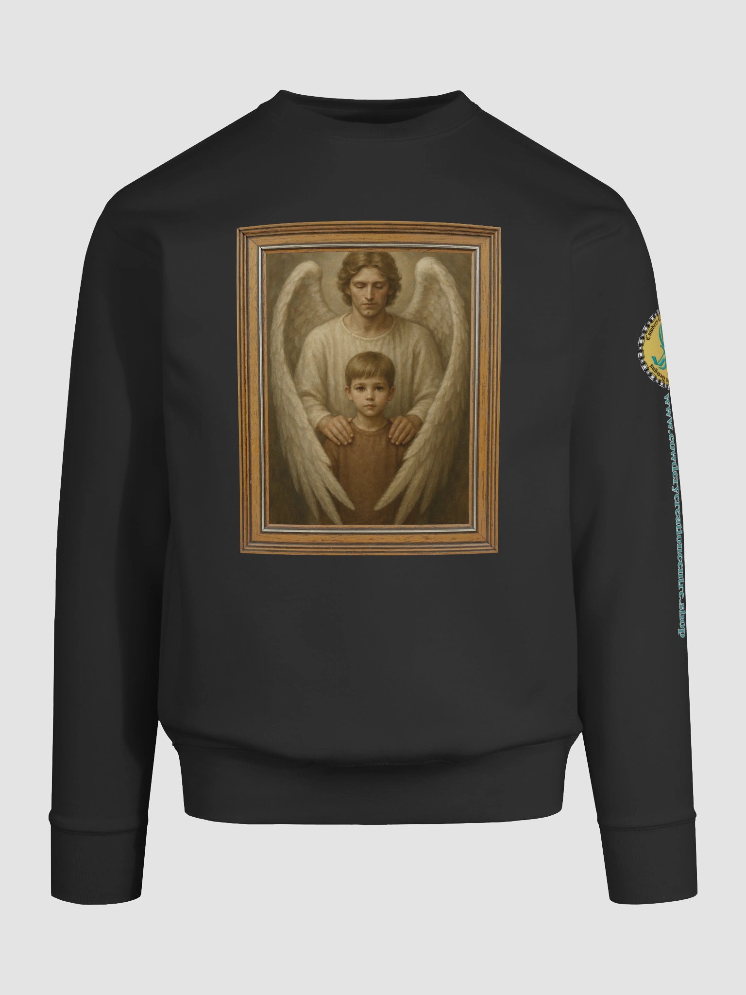 Angels Watch Over Them (Male) Cotton Heritage Premium Sweatshirt product image (23)
