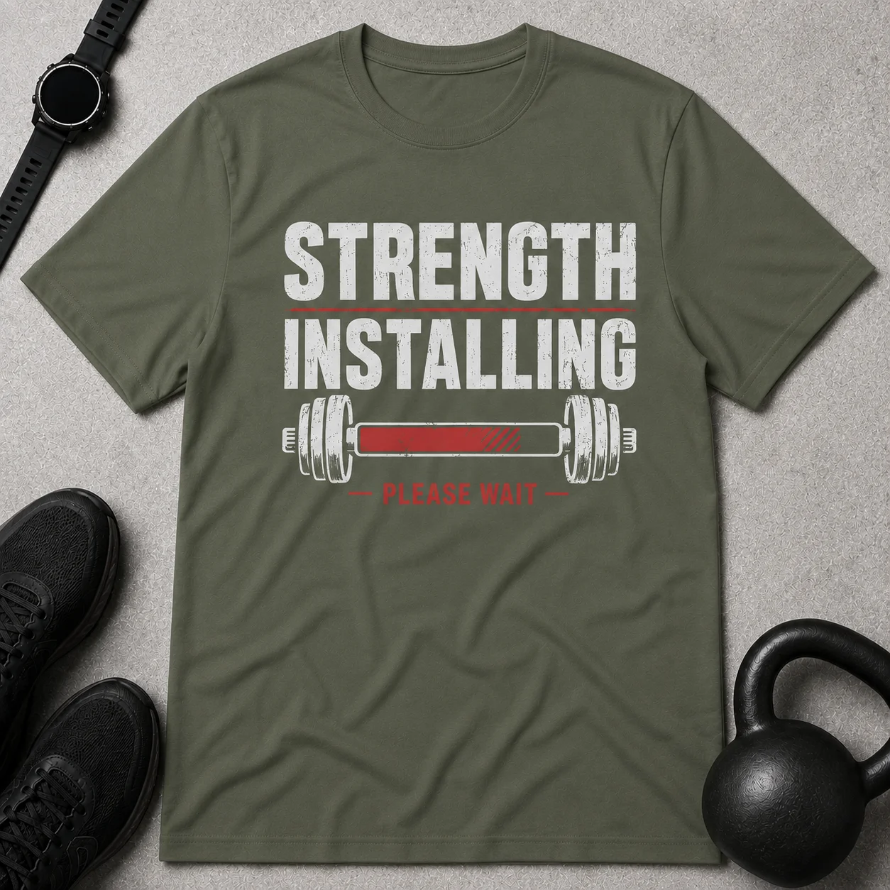 Strength Installing T-Shirt product image (1)