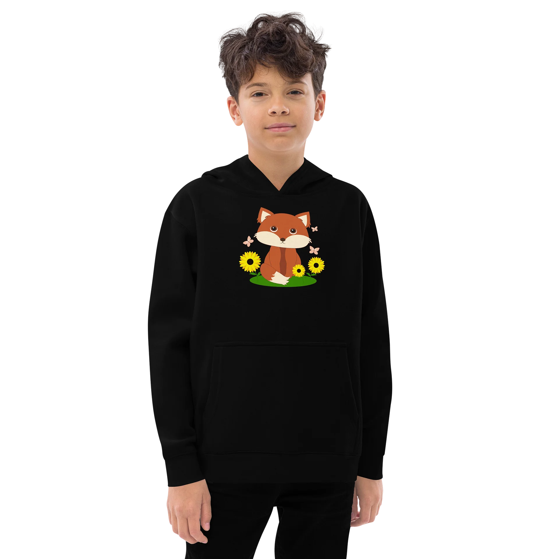 Soft Paws & Petals Fox Youth Pullover product image (1)