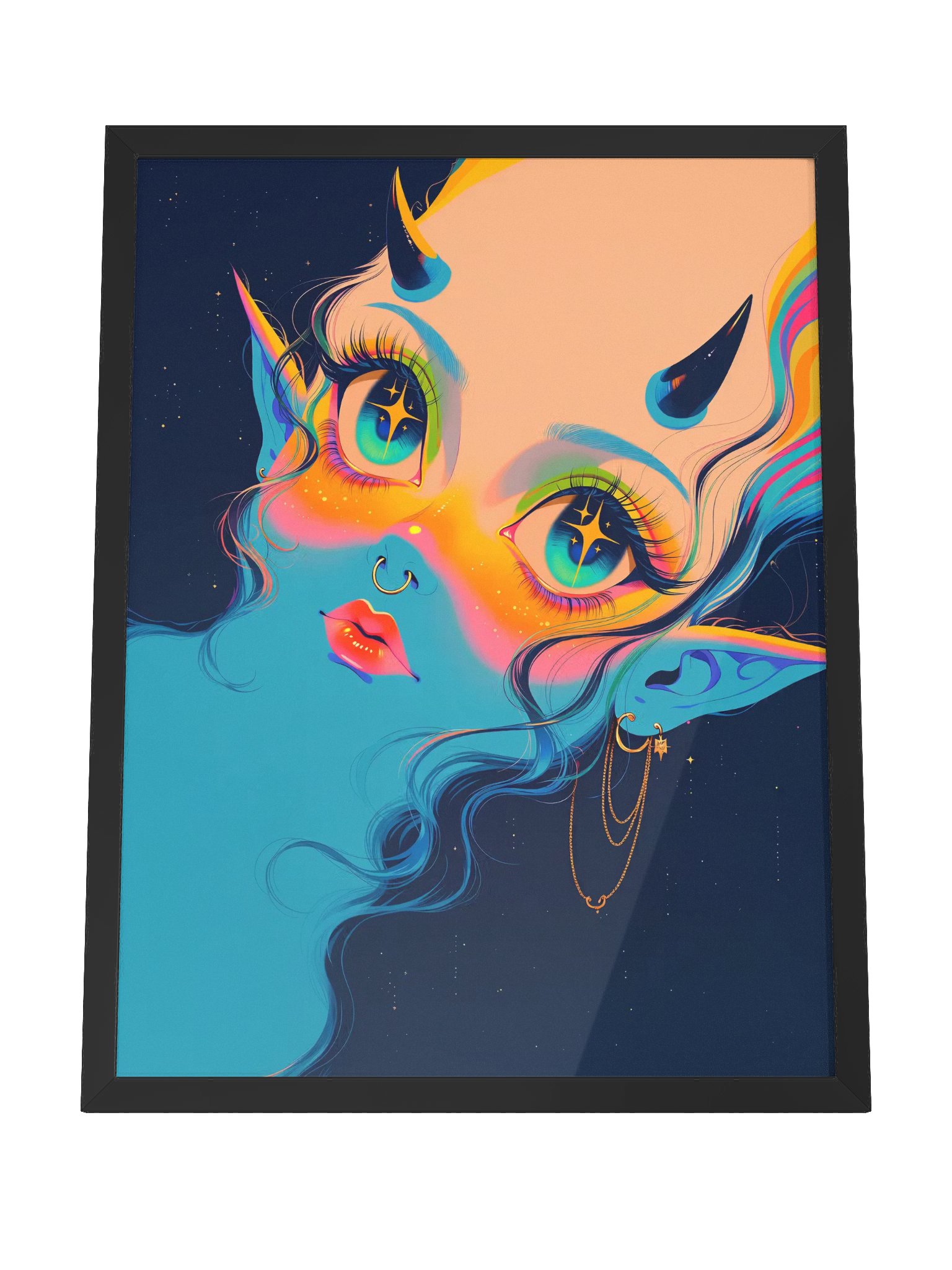 Born of Color and Night Framed Print product image (8)