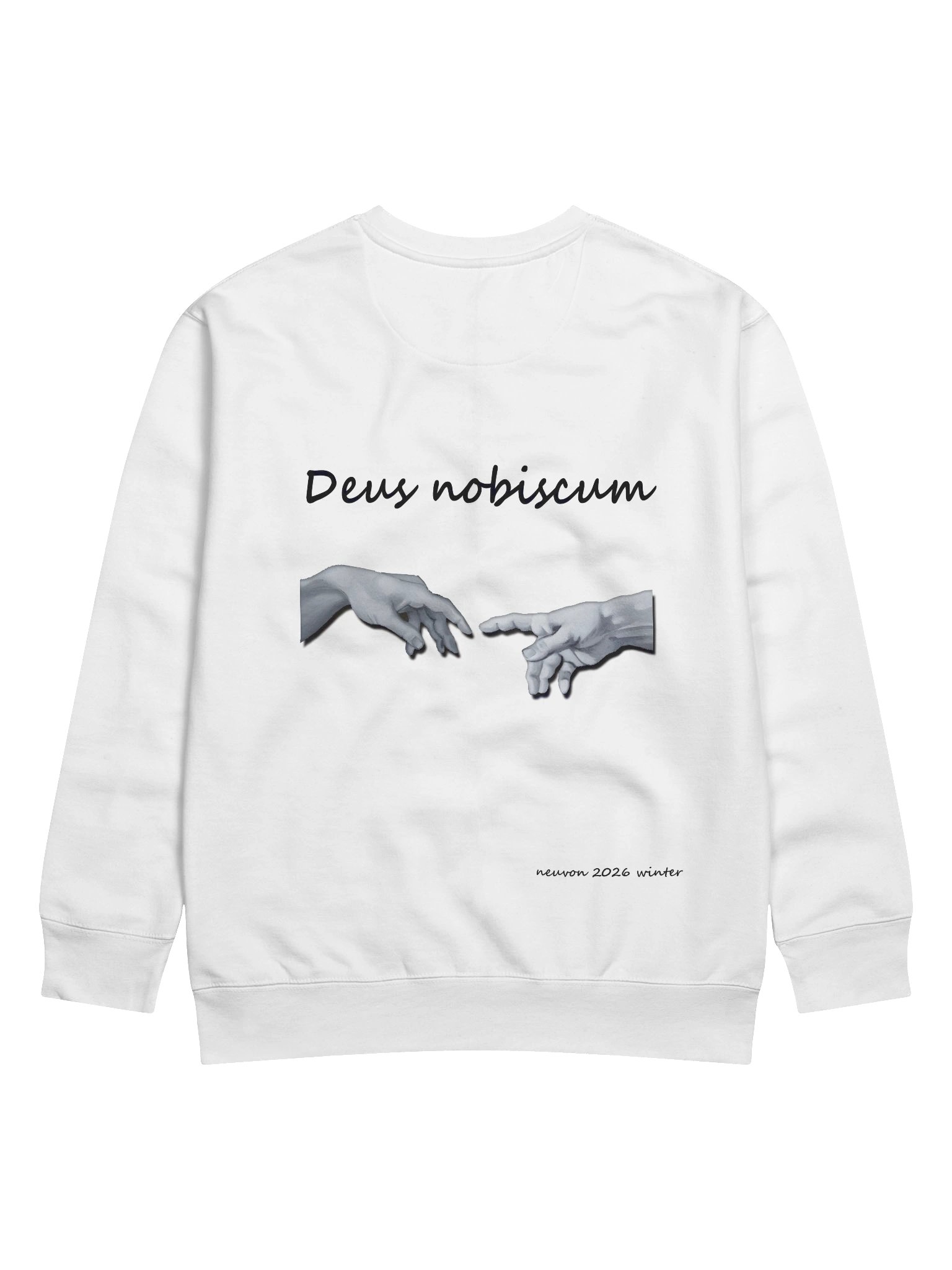 (W) Deus Nobiscum Premium Sweatshirt – Winter 2026 product image (4)