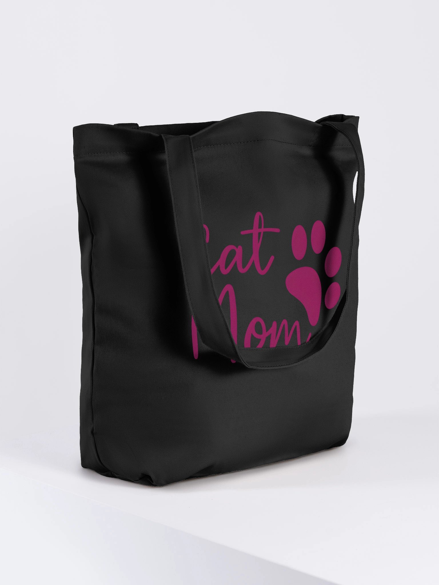 Best Cat Mom Ever Tote Bag | Cat Lover Gift | Reusable Pet Mom Shopping Bag product image (4)