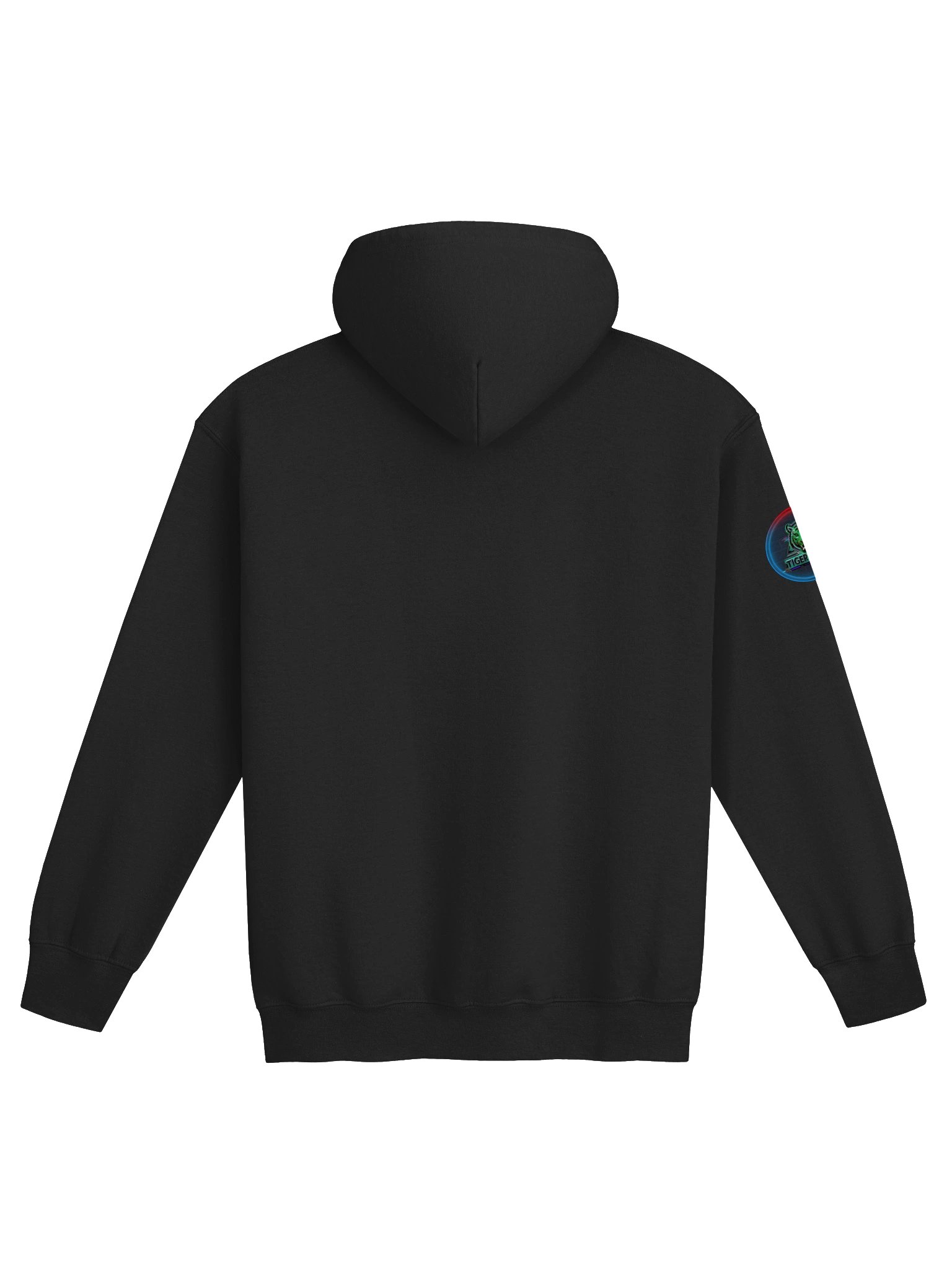 Tiger Fury Neon Glitch Zip Hoodie product image (20)