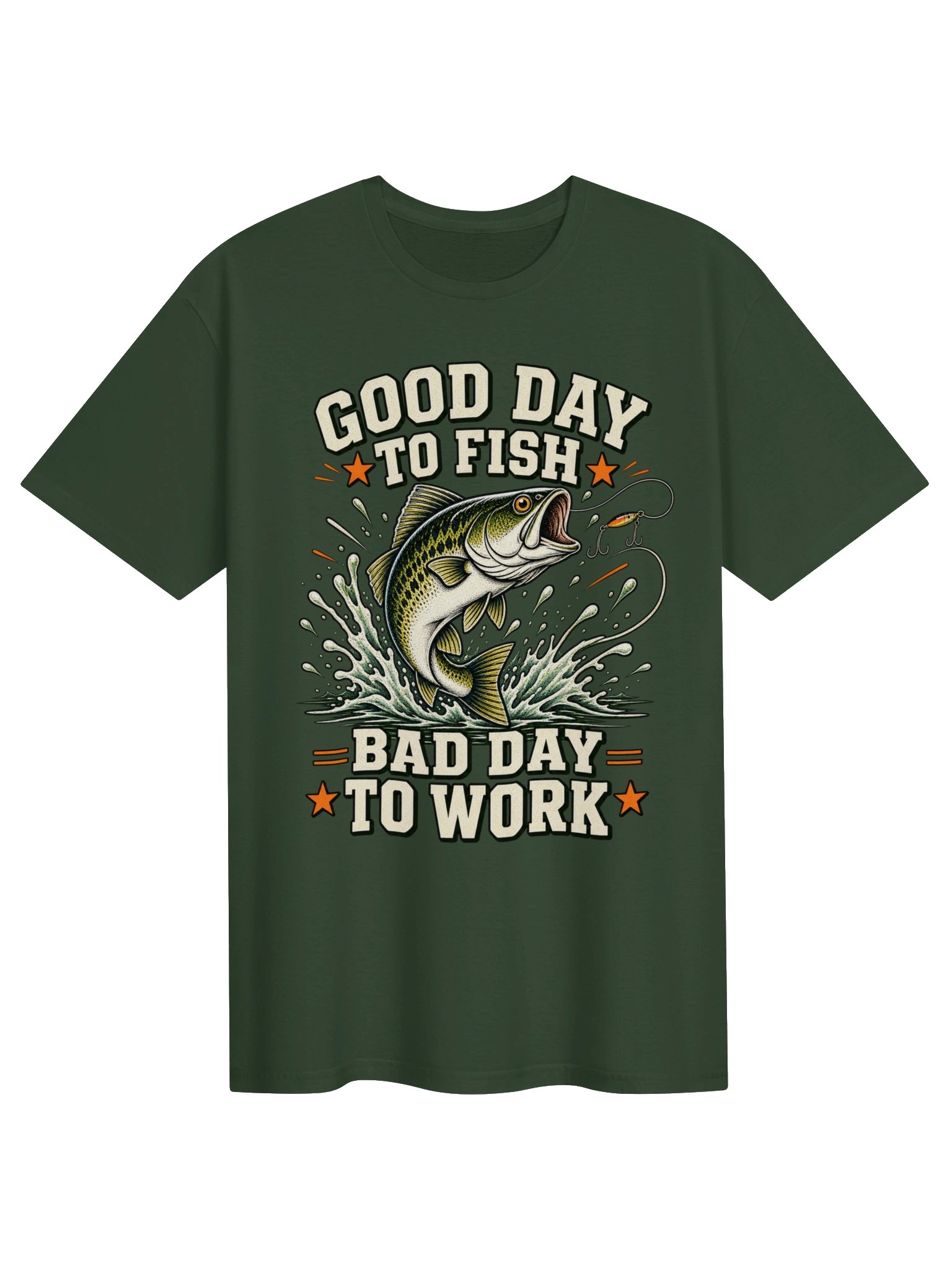 Good Day to Fish, Bad Day to Work T-shirt product image (11)