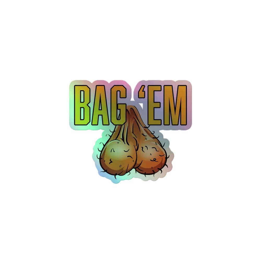 b1azed Bag 'Em vinyl stickers – durable designs for every surface product image (1)