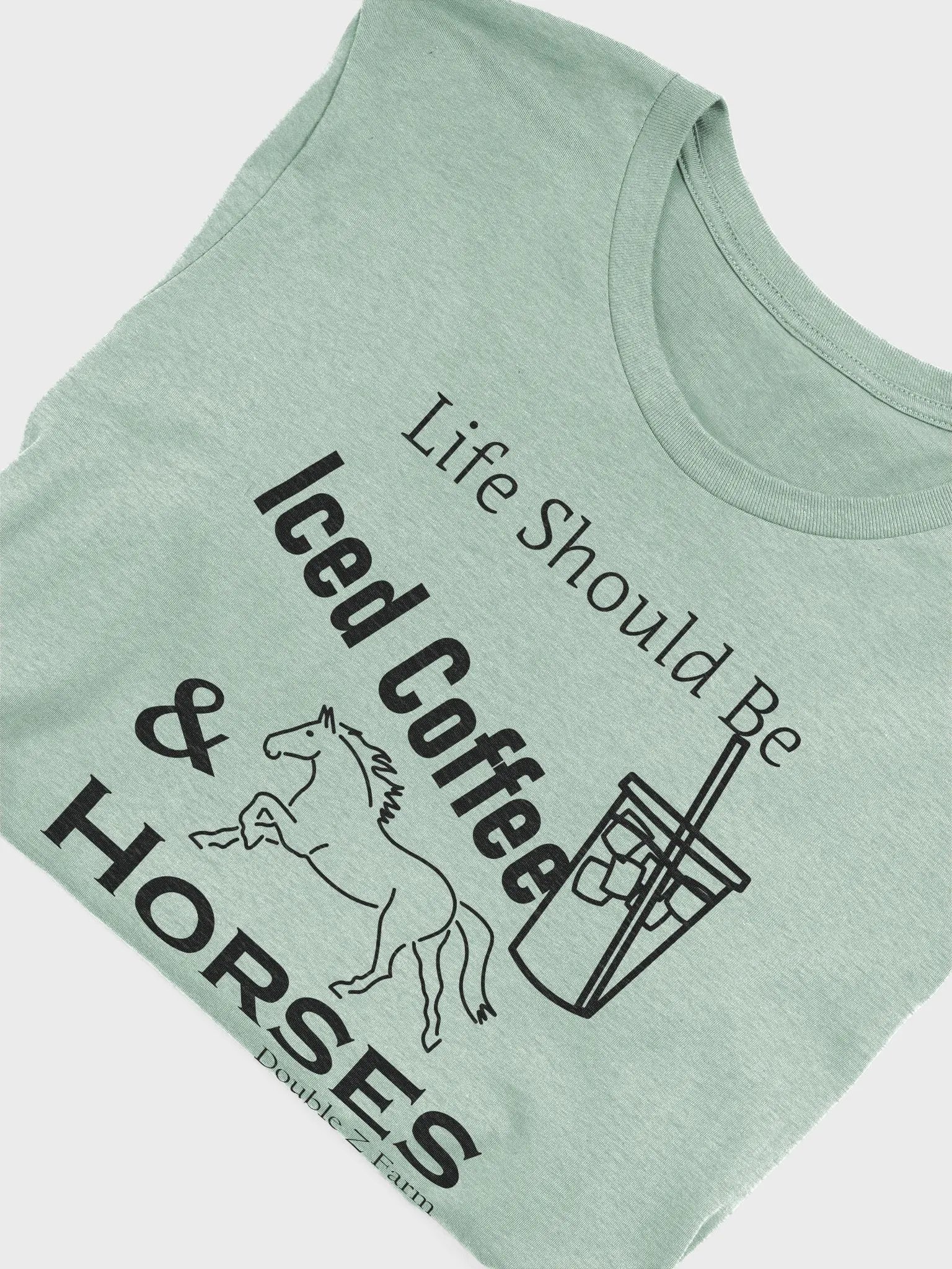 Iced Coffee and Horses Tee product image (4)