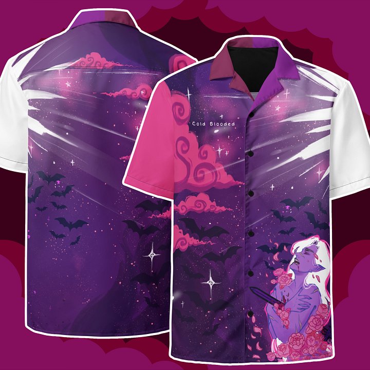 Almondsexual Subtle Pride Vampire Button Up Shirt product image (2)
