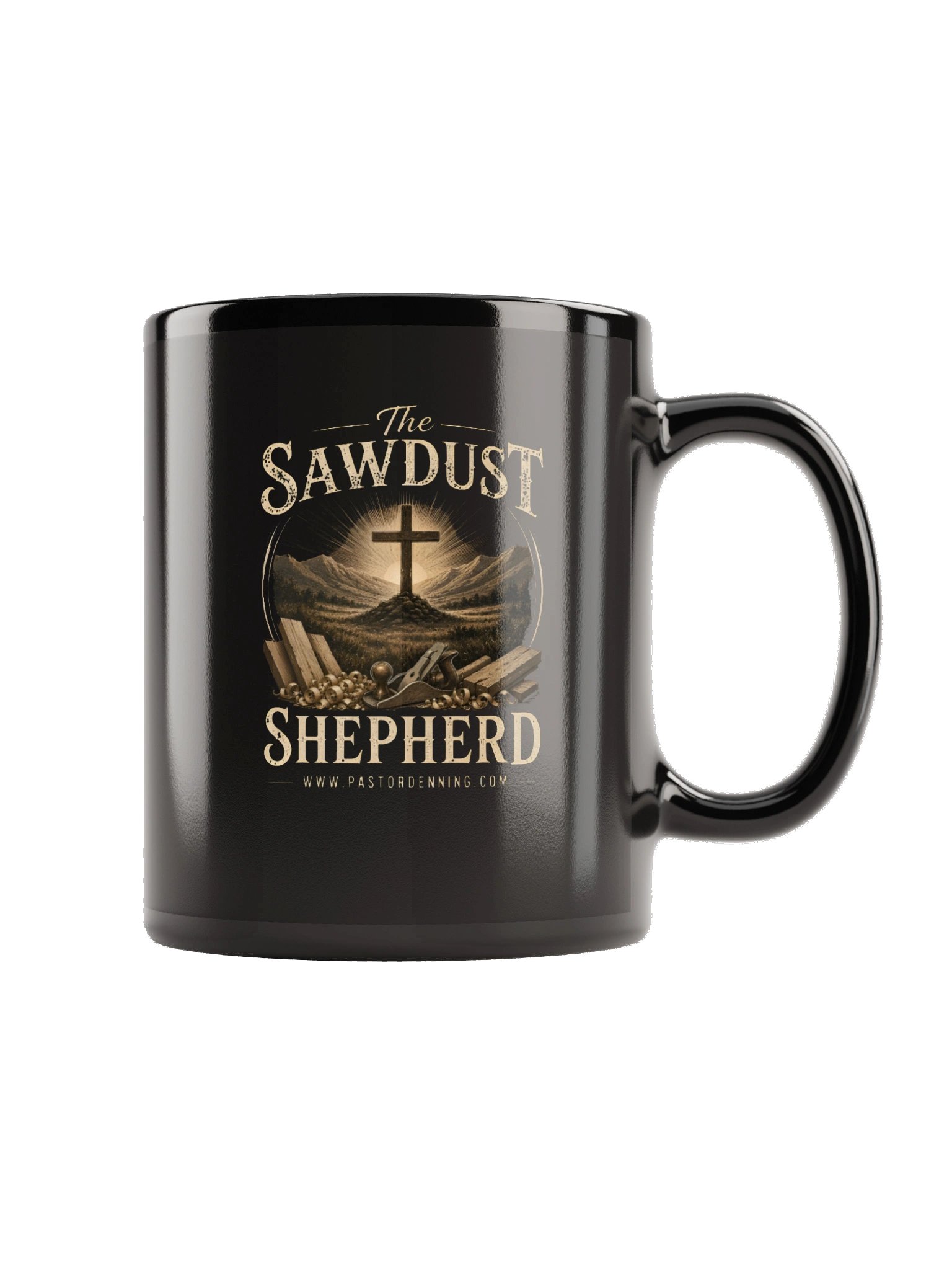 "The Sawdust Shepherd" Black Mug product image (3)
