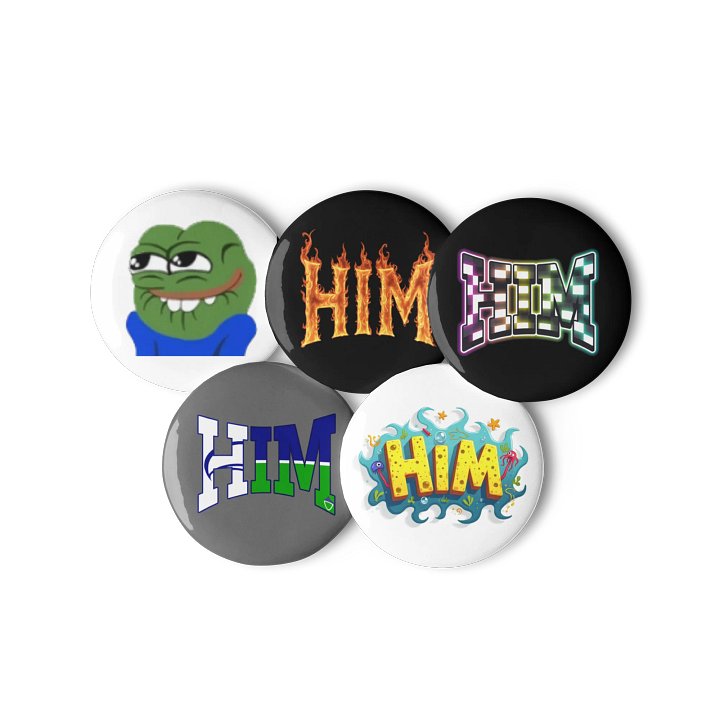 HIM Pin Buttons Set 1 product image (3)