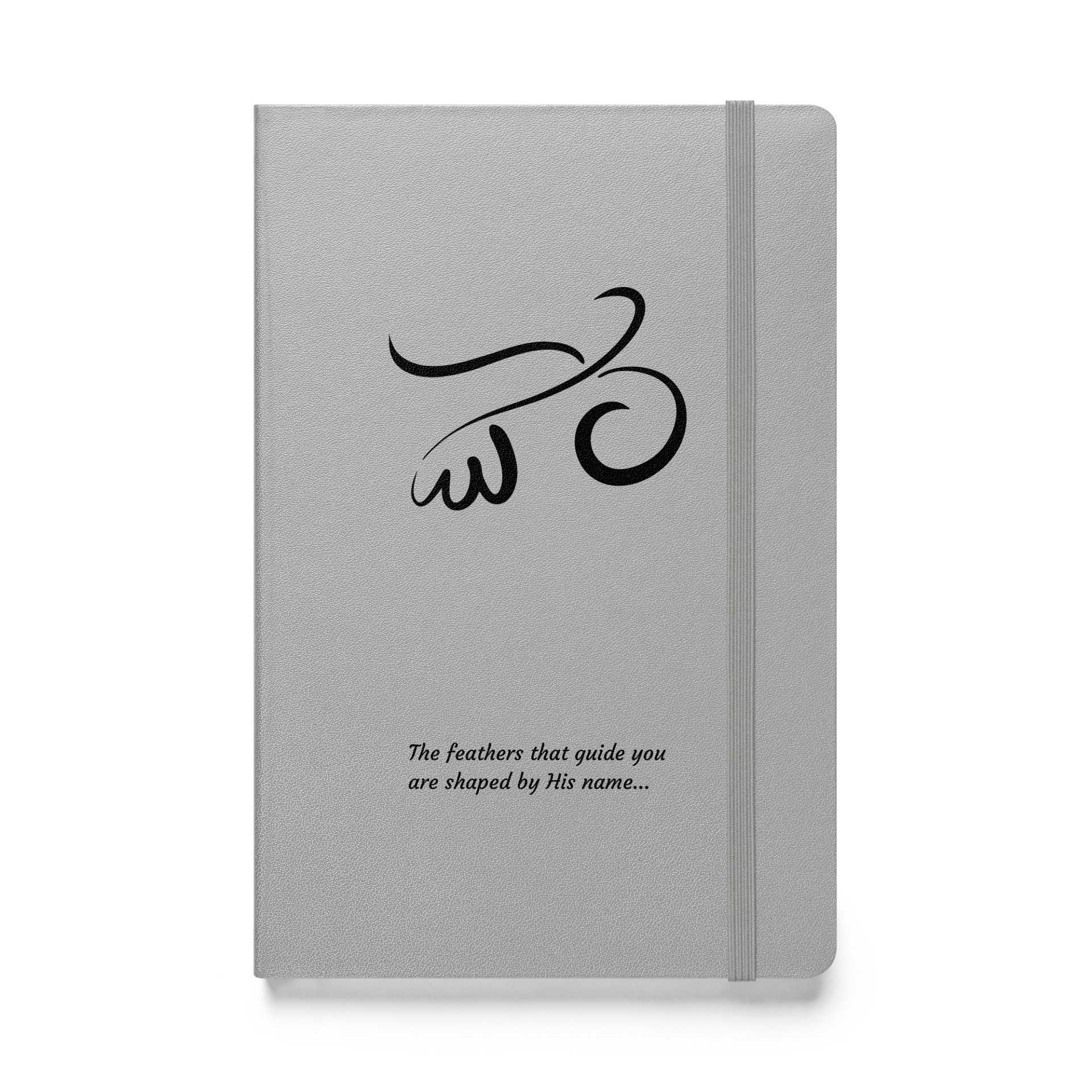 Bird Calligraphy Notebook w/Quote – Deep Black Print product image (1)