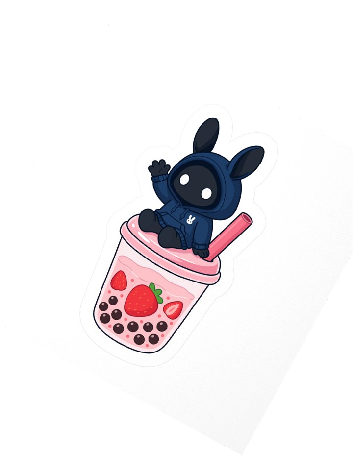 Poochoki Strawberry Boba Sticker product image (2)