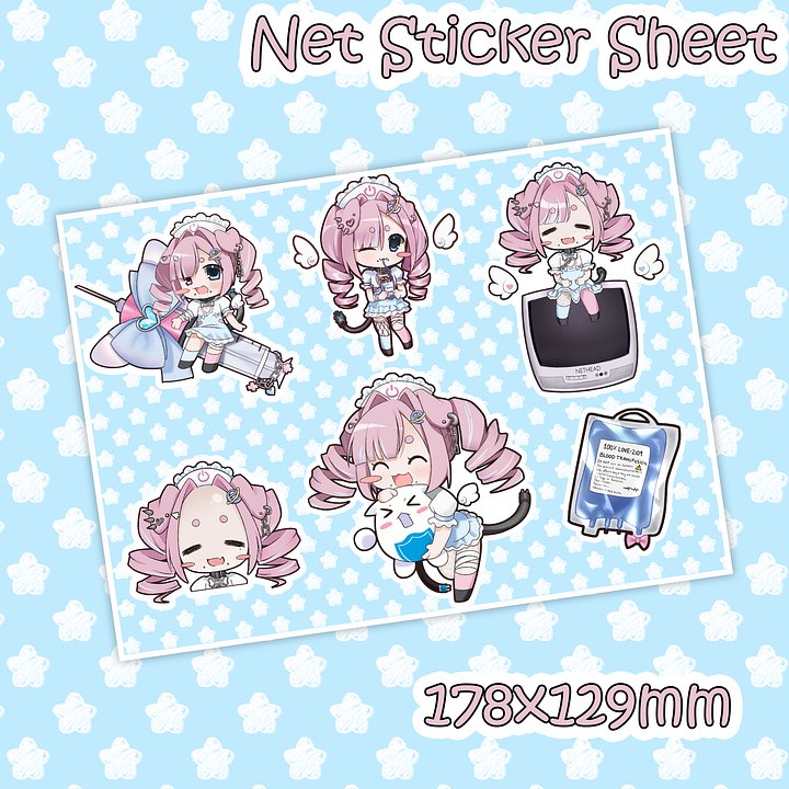 Net Debut Sticker Sheet [PREORDER] product image (1)