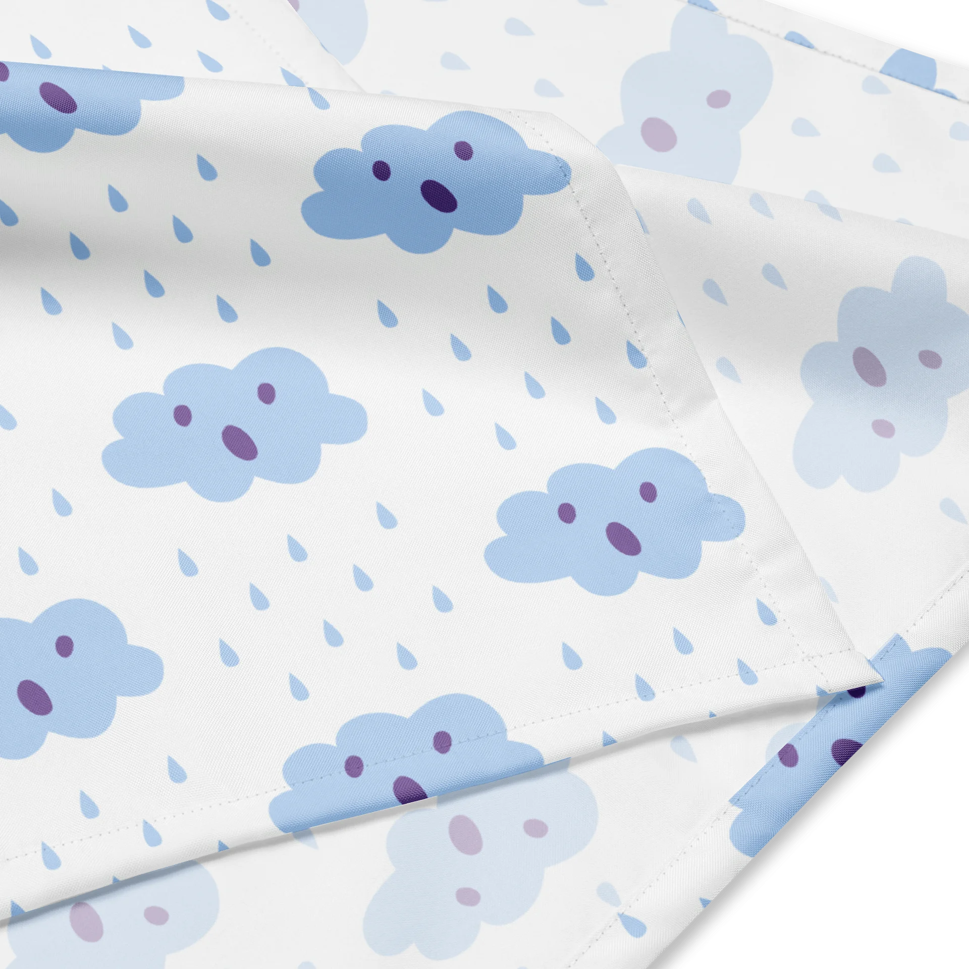 Cloudy Drizzle All-Over Print Bandana product image (4)