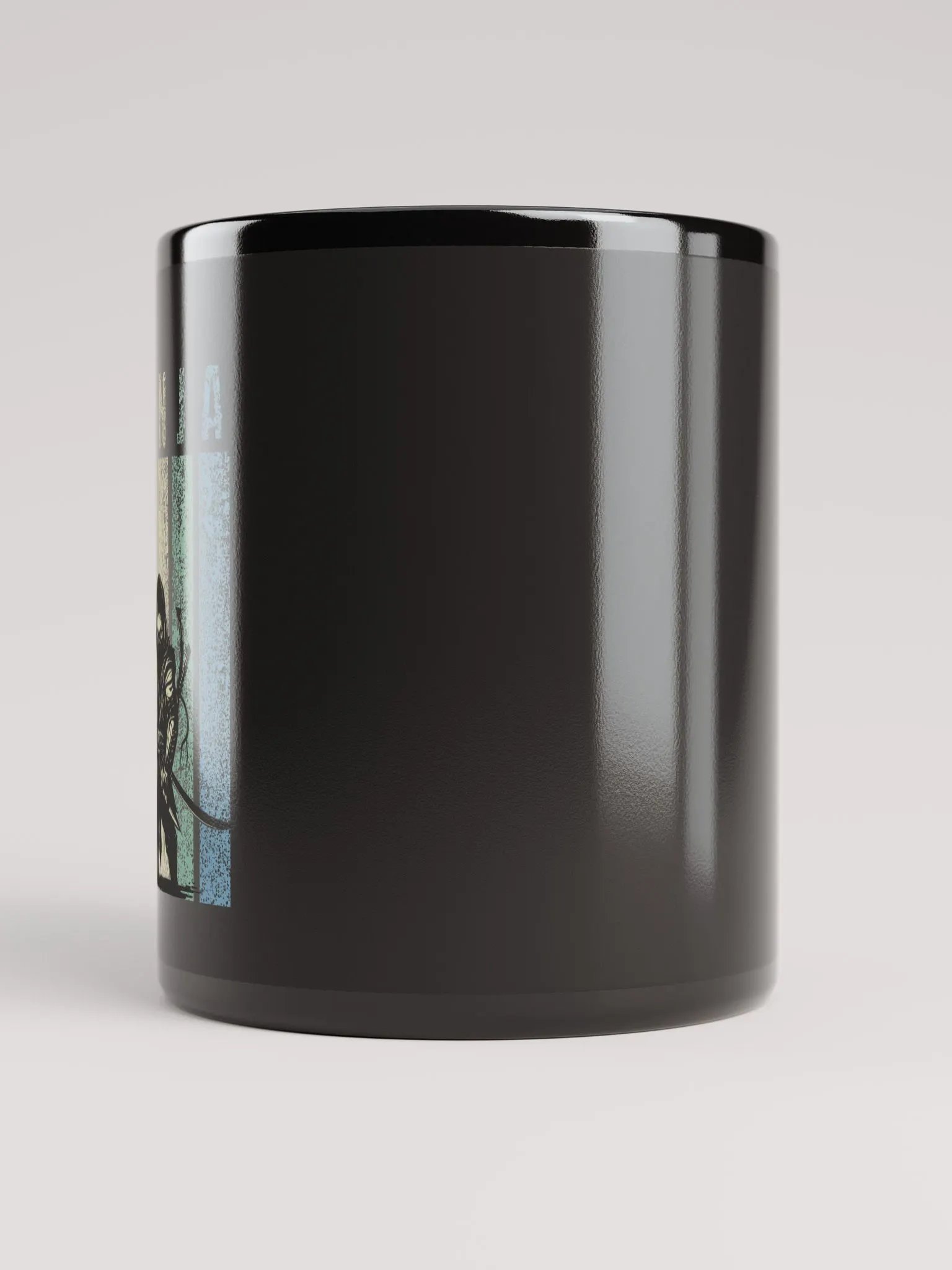 Retro Ninja Warrior | Black Mug product image (9)