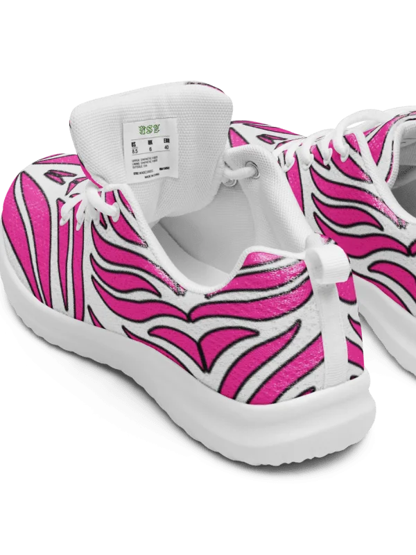 Pink Energy: Symmetrischer Flow-Print Women's Athletic Shoes product image (6)