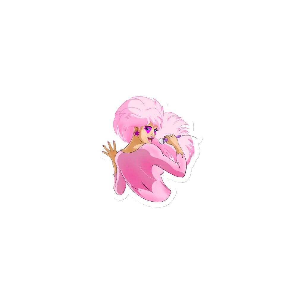 Jem Vaporwave Tribute Character Magnet product image (1)