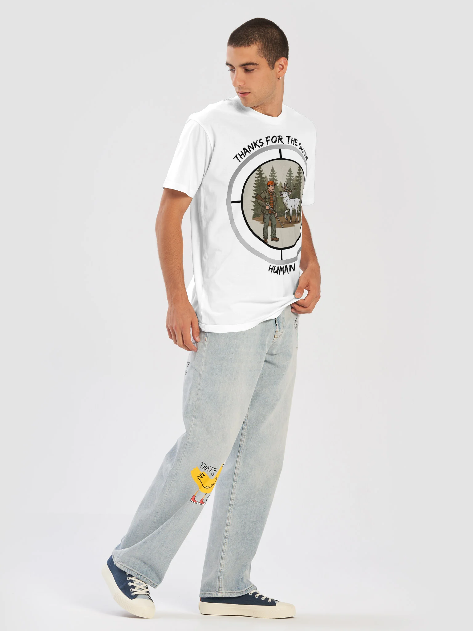 Thanks for the Show, Human — Funny Hunting T-Shirt product image (15)