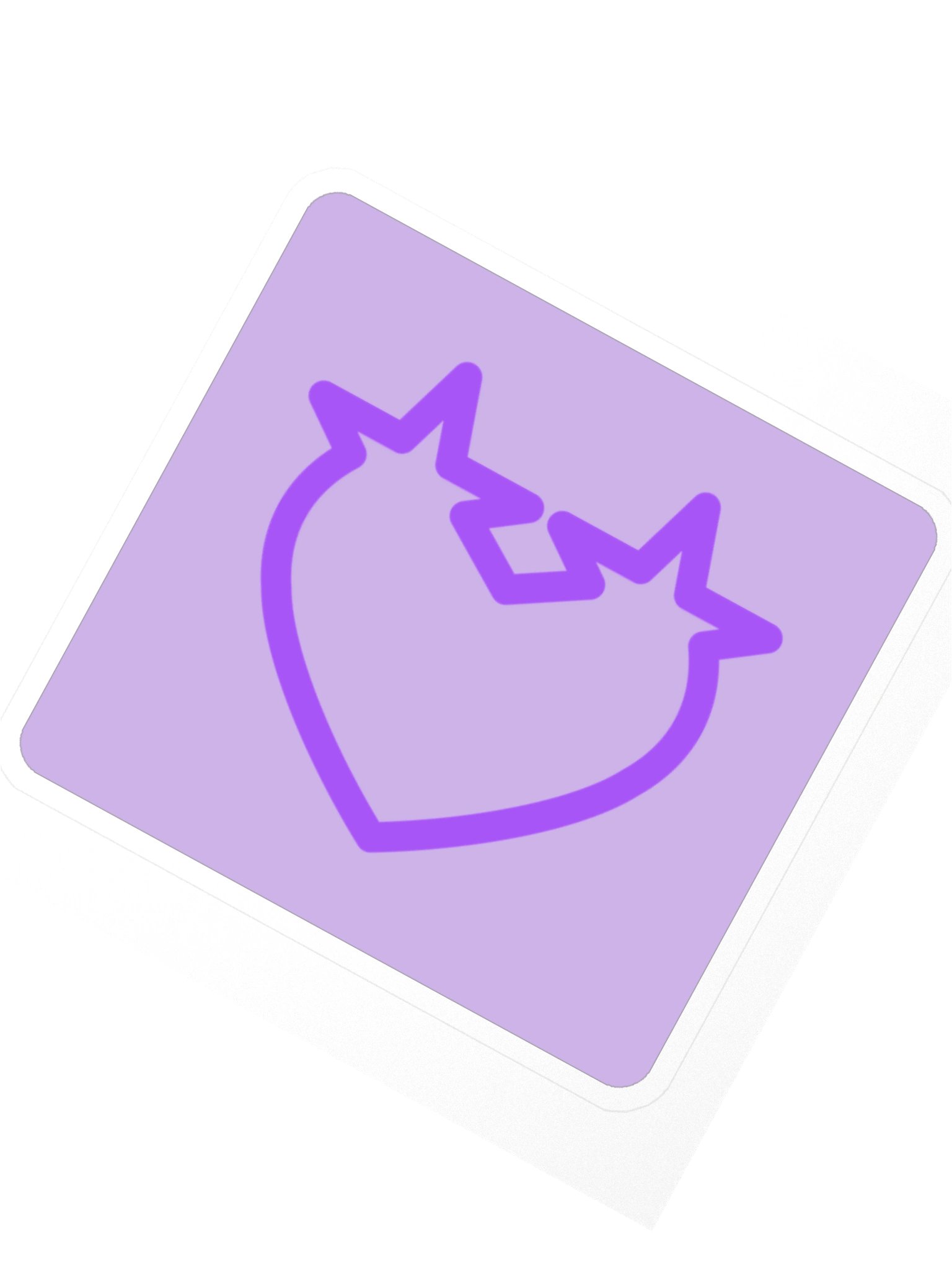 Star Heart — Block Sticker product image (2)
