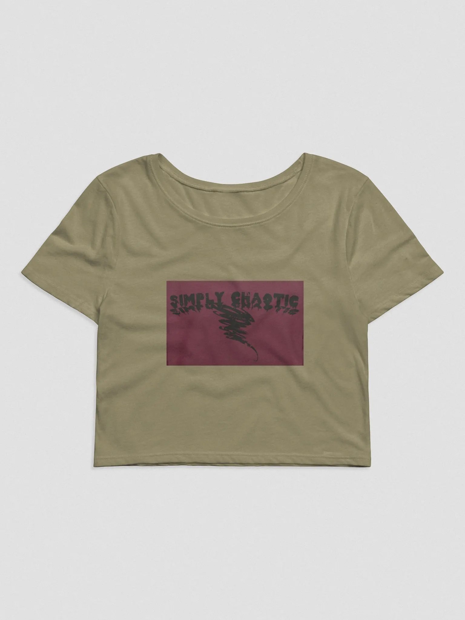 Simply Chaotic Crop Tee product image (1)