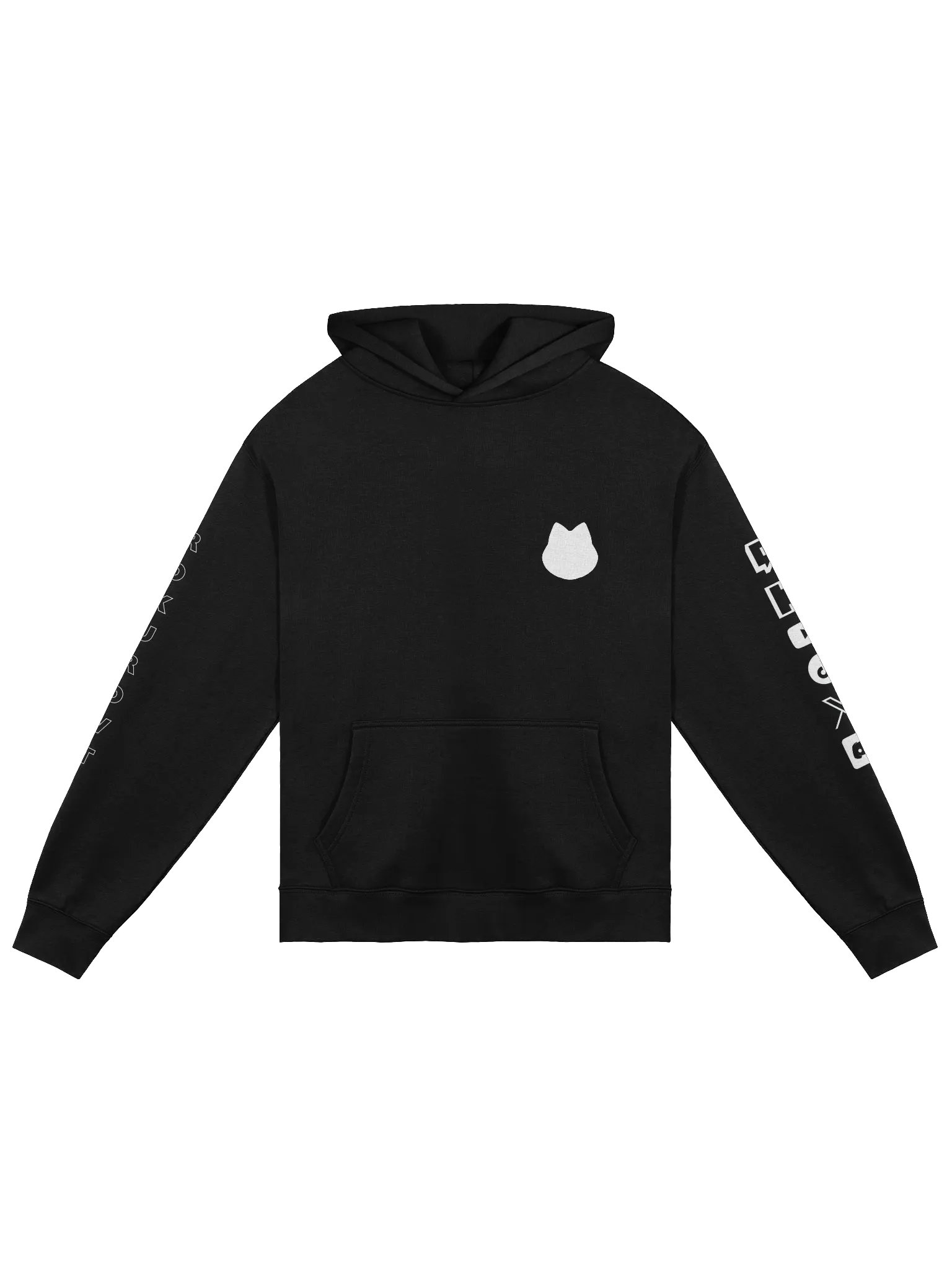 White Logo Hoodie Unisex product image (1)