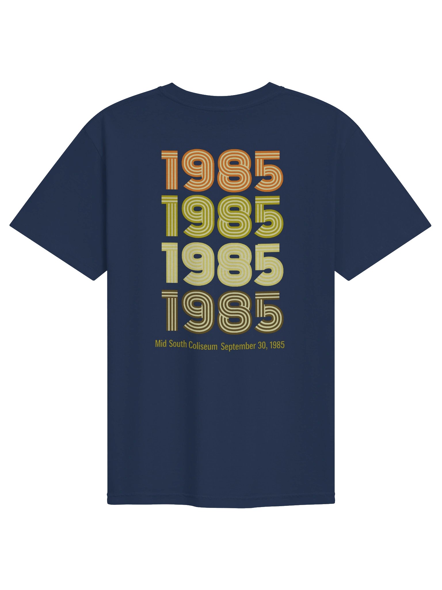 Cheap Pop – Mid‑South 1985 Tee (Navy) product image (2)