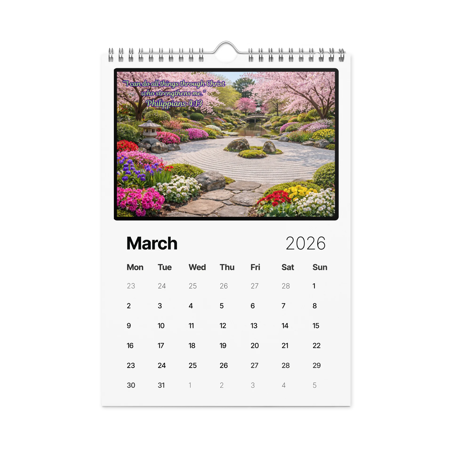 Gardens of Eden 2026 Wall Calendar product image (9)