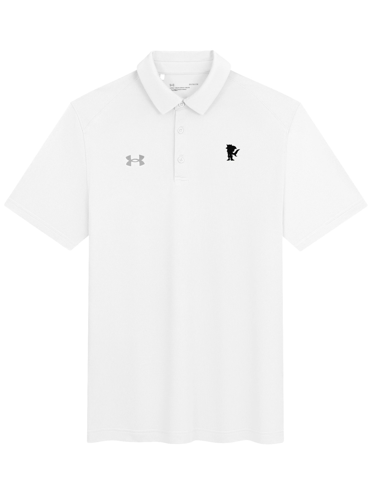JWK JoJo Studio x Chimera Toons Under Armour Men's Polo Shirt | Shark Logo Athletic Performance product image (1)
