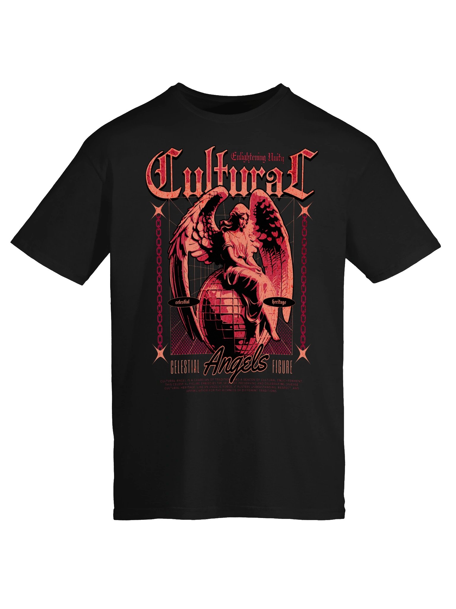 Cultural Celestial Angel Graphic Unisex Softstyle T-Shirt product image (4)