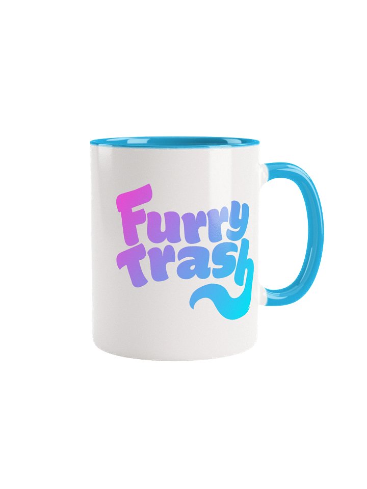 Furry Trash Mug - Bubble Logo (Twilight Gradient) product image (2)