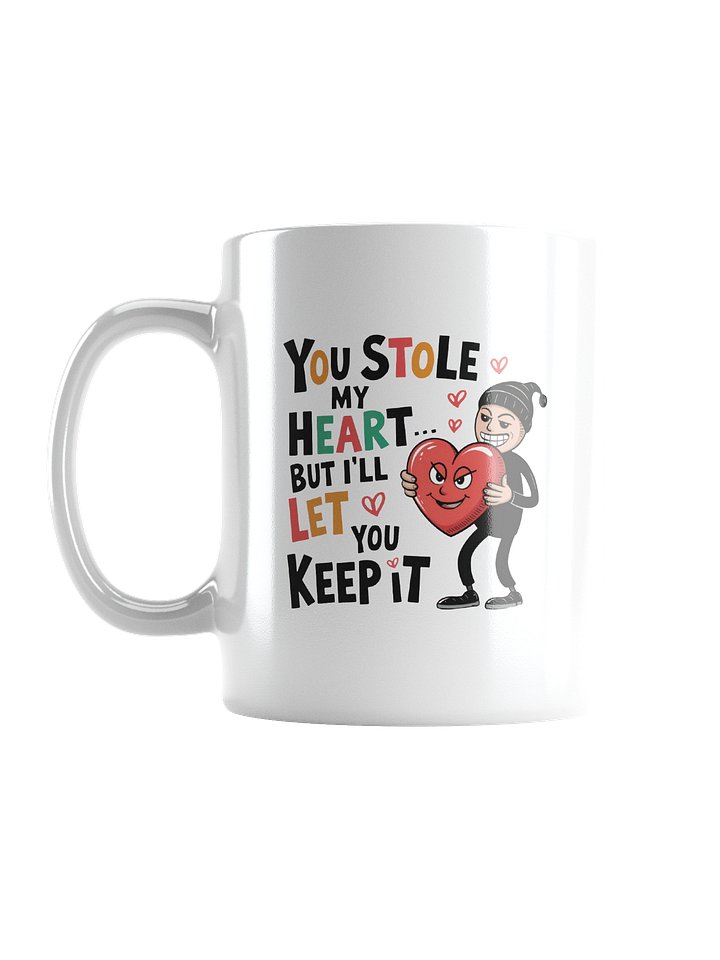 You Stole My Heart Valentine's Day Gift | Funny Love Mug | Cheeky Romance Gift product image (1)