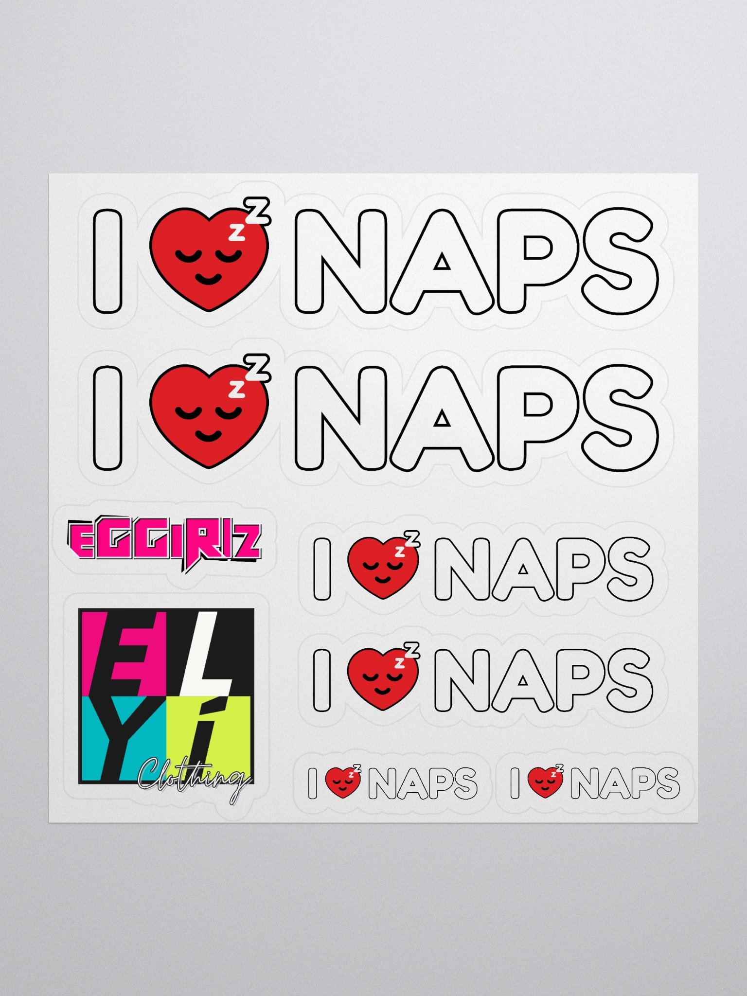 I ♥️ Naps Sticker Bundle product image (1)