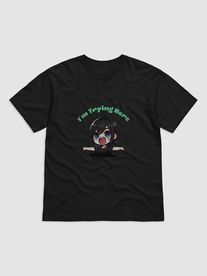 I'm Trying Here T-Shirt (green) product image (1)
