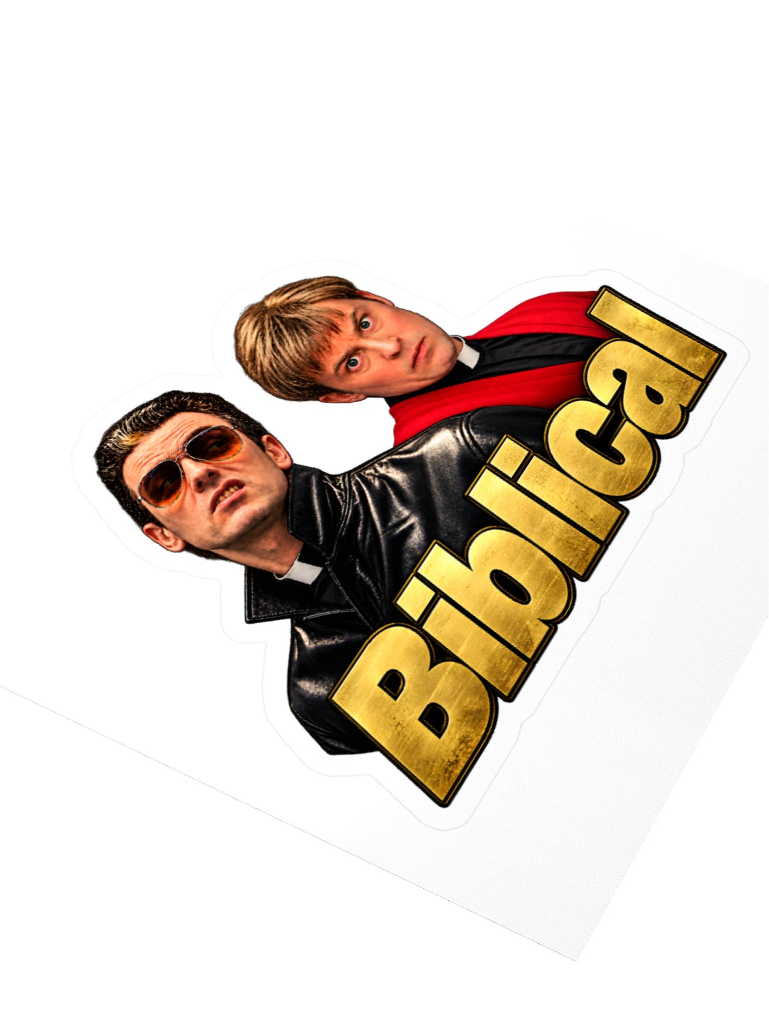 Biblical Sticker | Slane ’27 Britpop Inspired Laptop Sticker product image (8)