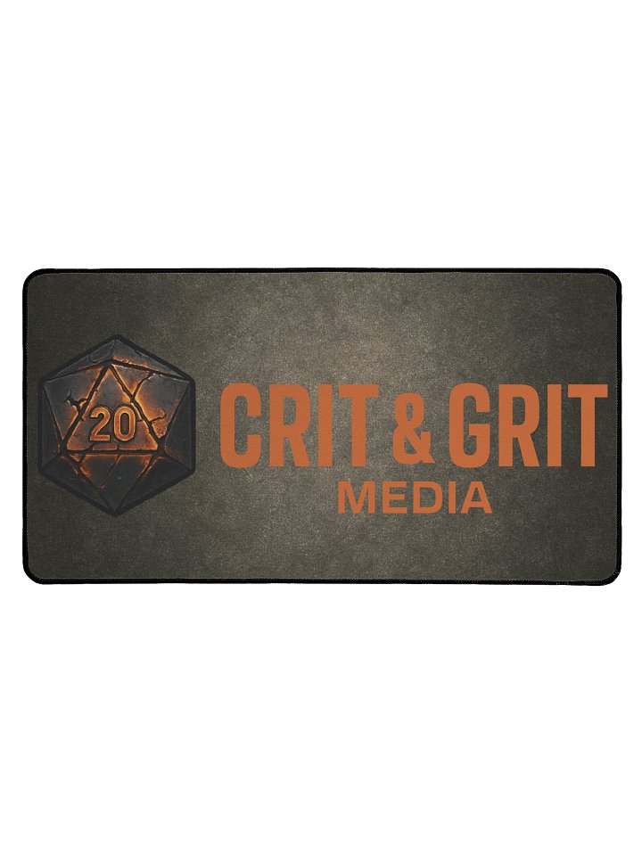 Crit and Grit Desk Mat product image (1)