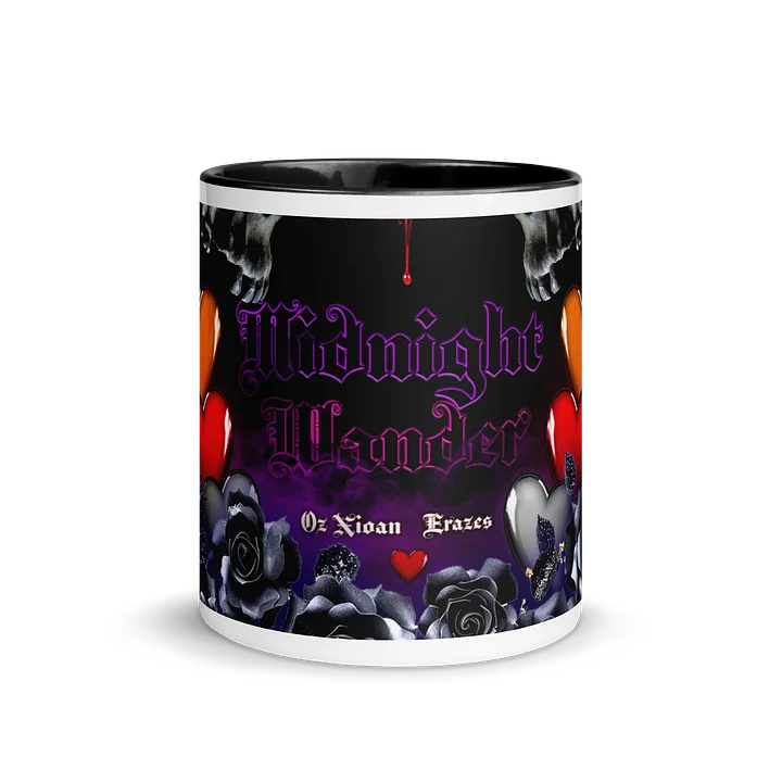 Midnight Wander Gothic Ceramic Mug (BLACK) product image (2)