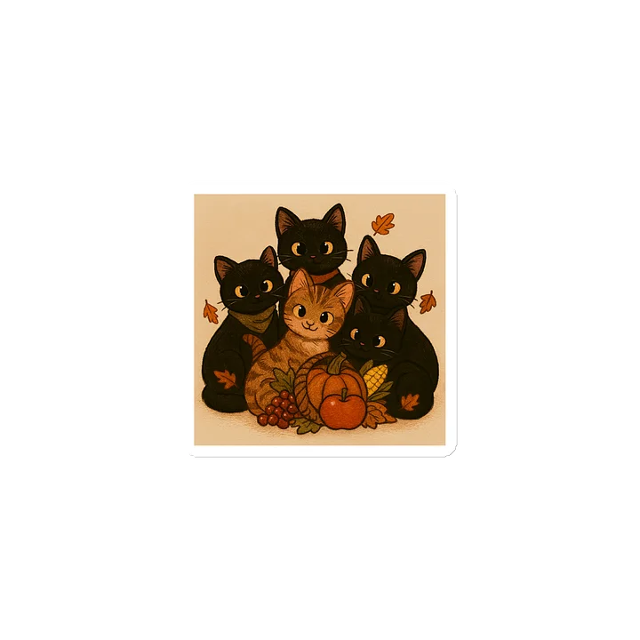 Cat brigade Fall Die-Cut Magnets product image (1)